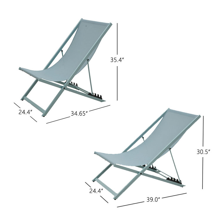 Arlmont & Co. Klodjana Reclining Deck Chair Wayfair